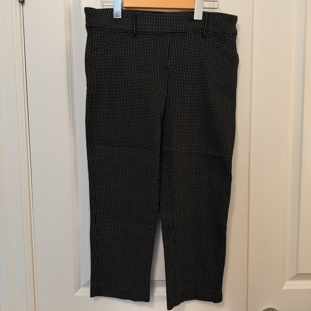 Mexx Fake Pockets Stretchy Capris Pants Size M